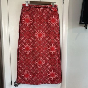 Harve Benard Women’s Vintage Western Bandana Midi Skirt. Size 6.  - Picture 1 of 6