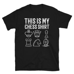 This is My Chess Shirt chess board game T-shirt - Picture 1 of 3