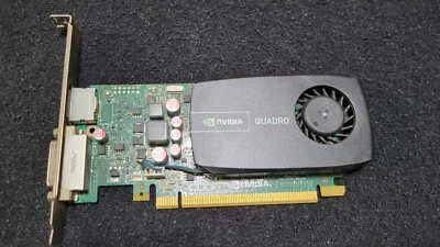 Dell Nvidia Quadro 600 1GB DDR3 Graphics Card Low Profile - DVI, DisplayPort - Image 1 of 2