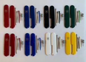 Genuine Victorinox 91mm Scales Plus Handle Kit With Spares Tweezer Toothpick Pin - Picture 1 of 17