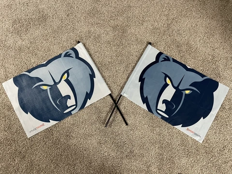 Memphis Grizzlies Flag x2 Morant Brooks Cover