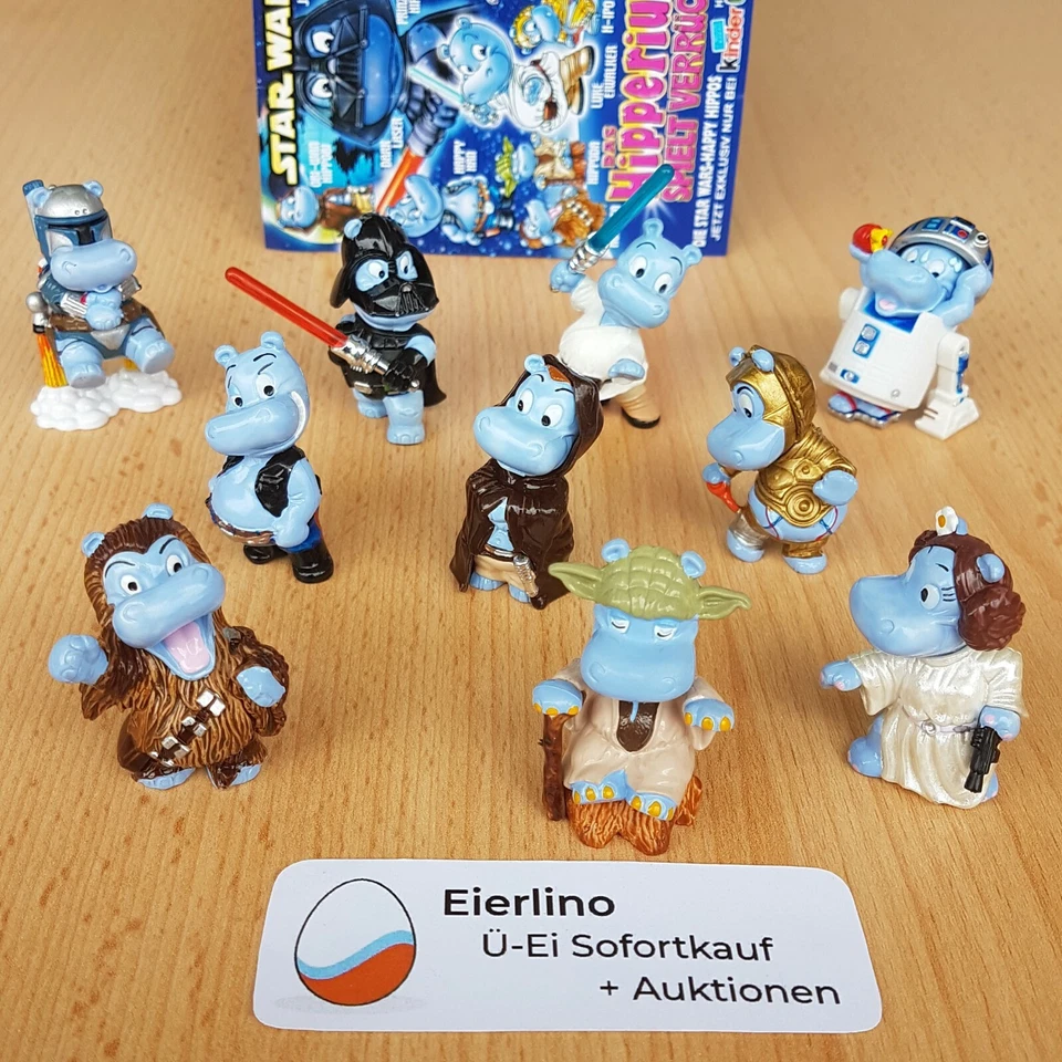 TOP KINDER SURPRISE SET - Happy Hippo Star Wars Hipperium - AMAZING FIGURINES - Image 1 of 4