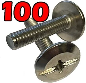Qty. 100 Stainless 8-18 Hurricane Shutter Sidewalk Bolts 1/4 -20 x 3/4 inch - Picture 1 of 1