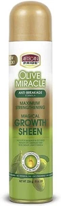 African Pride Olive Miracle Growth Sheen Spray 8 oz. - Picture 1 of 2