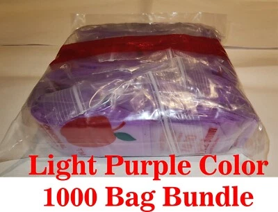 Apple 1010 1"x1"  Plastic Bags Baggies Jewelry Resealable Zip Zipper Stamp Bags - Image 1 of 4