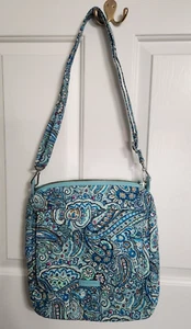 Vera Bradley Carson Mailbag Crossbody Daisy Dot Paisley NWTS NEW - Picture 1 of 22