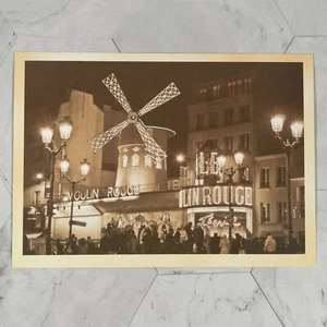 Moulin Rouge Kabarett Retro Postkarte Paris Frankreich - Bild 1 von 4