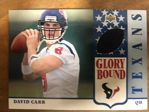 David Carr GLORY BOUND G/U JERSEY ROOKIE 02 Upper Deck #GBJ-DC - Picture 1 of 1