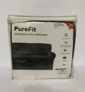 Pure Fit Oversized Sofa Couch Cover Water Resistant Slipcover NEW - Picture 1 of 1