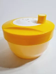 Vintage Retro Brevet Salad Lettuce Spinner Dryer Yellow Made in France With Box - Picture 1 of 15