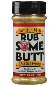 Condimento para barbacoa estilo Carolina Rub Some Butt 6,5 OZ a base de mostaza y vinagre - Imagen 1 de 1