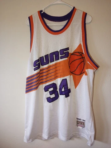 Charles Barkley 1992-96 Mitchell & Ness Suns Jersey Size 54 Cover