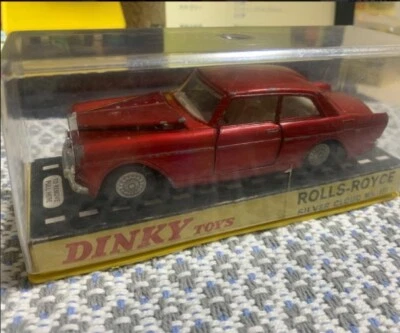 ・Vintage Rare DINKY TOYS MECCANO ROLLS-TYOCE SILVEDR CLOUD MK.Ⅲ RED - Image 1 of 4