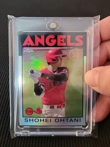 NEW! ©2021 Topps Chrome SHOHEI OHTANI #86BC-9 | 1986 Topps Refractor RARE!!! - Picture 1 of 12