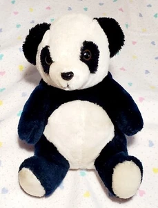 Roly Poly Panda Kalifornien weiches Stofftier Plüschtier 10 Zoll handgefertigt Korea Vintage - Bild 1 von 9