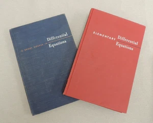 Differentialgleichungstexte - von Rainville 1949 Erstauflage/5. Auflage 1952 1./6. S - Bild 1 von 22