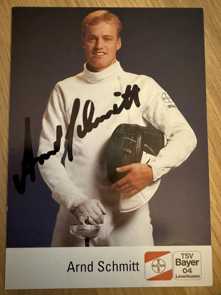 Arnd Schmitt, signierte Autogrammkarte, Fechten 🤺  - Bild 1 von 1