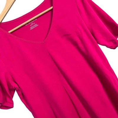 Camiseta Chico's Feminina M The Ultimate Decote V Básica Casual Colorida - Imagem 1 de 4