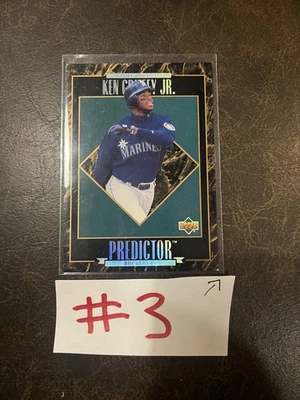 Ken Griffey Jr. 1995 Upper Deck Serie 2 Predictor Minorista Canjeado Ganador de Plata Foto 1 de 2