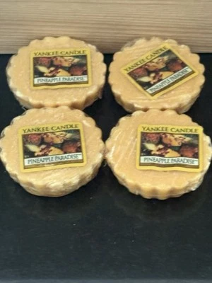 4 tartas Yankee Candle Pineapple Paradise cera fundida - 0,8 OZ Foto 1 de 4