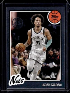 2025-26 Topps #80BK-9 Jalen Wilson 1980-81 Topps Basketball - Picture 1 of 2
