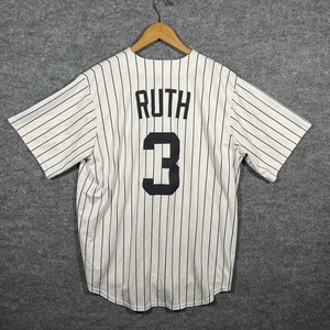 Nike Babe Ruth New York Yankees Cooperstown Kollektion Trikot Erwachsene Large #3 MLB - Bild 1 von 10