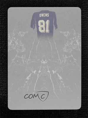 2017 Leaf Q Patch Perfect Printing Plate Magenta 1/1 Terrell Owens HOF 06bg - Image 1 of 3