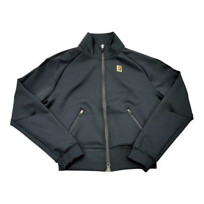 Chaqueta de tenis para mujer Nike Court Heritage cremallera completa negra talla XS CV4701-010 Foto 1 de 2
