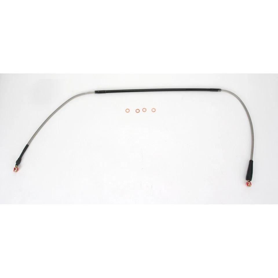 Línea de freno trenzada delantera de acero inoxidable Moose - 1741-0165 Foto 1 de 1