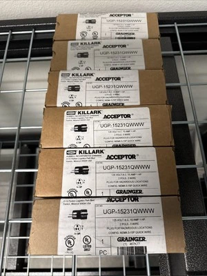 KILLARK HUBBELL 15 A, Standard, 5-15P UGP-15231QWWW  UGP-15231QW - Image 1 of 4