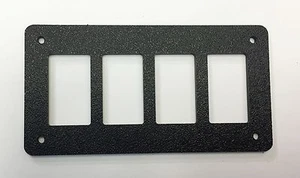 PANELES DE INTERRUPTOR BASCULANTE UNIVERSAL PLÁSTICO ABS XTREME RACING NEGRO (4 PUNTOS) ATV UTV - Imagen 1 de 2