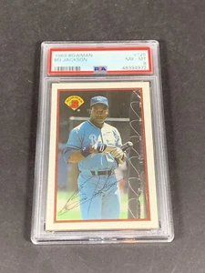 Bo Jackson 1989 Bowman 126, PSA 8 casi nuevo-nuevo, baja población 55 - Imagen 1 de 2