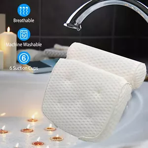 Bathtub cushion headrest bathtub neck cushion with suction cups - Picture 1 of 12