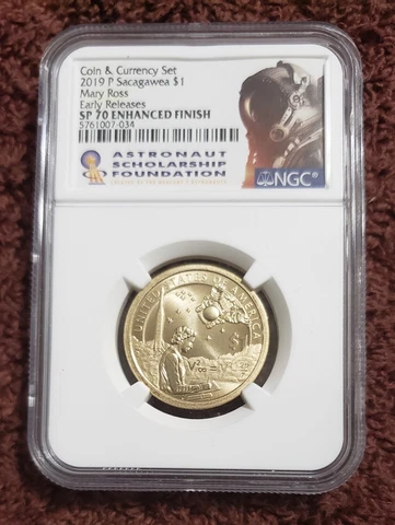 2019 P SP 70 SACAGAWEA 1$ MARY GOLDA ROSSE SP 70 UNHANCED FINISH EARLY RELEASES Cover