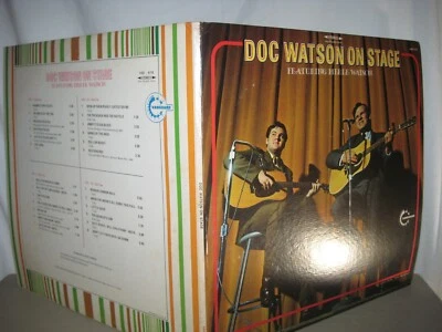 Doc Watson ~ Doc Watson on Stage ~ 2 LP ~ Vanguard VSD9/10 ~ 1st Press 1970 - Image 1 of 3