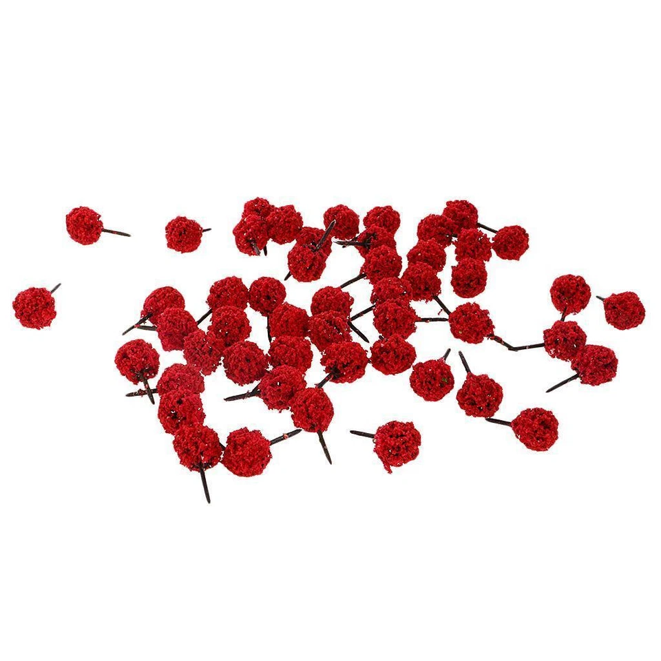 50Pcs Light Green Ball Shaped N Scale Scenery Model Trees - Image 1 of 1