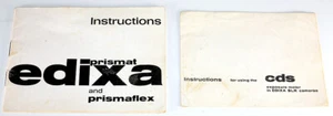 Wirgin Edixa Prismat CDS 35mm fotocamera reflex pellicola manuale - novembre 1965 rara - Foto 1 di 1