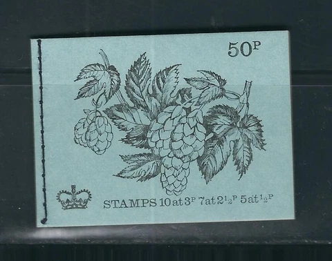 Great Britain SC # BK143 Plants, Fruits . Booklet , Issue November 1971 Cover