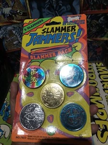 POGS Slammer Jammers! 5-Pack Vintage Seal - Picture 1 of 6