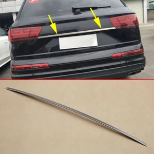 Silver Trunk Strip Trim For Audi Q7 (4M) 2016-2019 Tailgate Molding Accessories - Picture 1 of 6