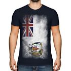 Britannique Territoire Antarctique Délavé Drapeau Hommes T-Shirt Cadeau T-Shirt