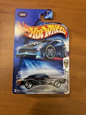 Hot Wheels Black ‘69 Dodge Charger 2004 First Editions Muscle Car Flames - Image 1 of 3
