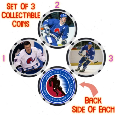 PETER STASTNY - HOCKEY HALL OF FAME - COLLECTABLE COIN SET - Image 1 of 2