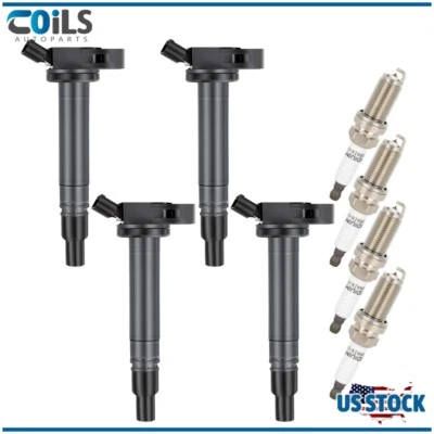 Ignition Coil & Spark Plug Kits Fits Scion tC 2.5L 2011 2012 2013 2014 2015 2016 - Image 1 of 4
