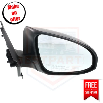 Kool Vue TY162R Mirror right side textured black for 2012-2014 Toyota Yaris CE,L - Изображение 1 из 4
