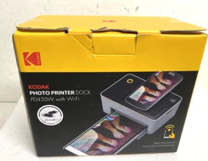 Kodak Photo Printer Dock PD450W with Wifi IOS & USB Connections New in Box!! - Picture 1 of 5