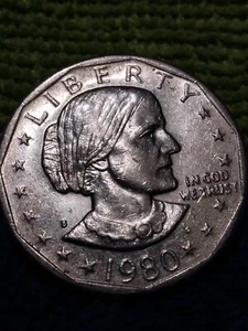 1980 S Susan B Anthony Wide Rim - Picture 1 of 5