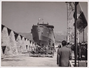 18x24 - CGT - Lancement du Ferry "NAPOLEON" le 4/4/1959 - Chantiers La Seyne/Mer - Picture 1 of 1