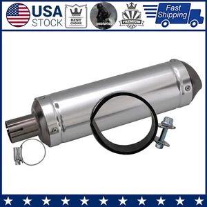 28mm 1.1'' Muffler Exhaust Pipe For -/ CRF50 XR50 110c 125cc 150cc Dirt Bike - Picture 1 of 8