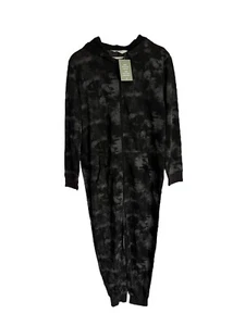 Kids 12-14 Years One Piece Lounge Wear Tie Dye Black Grey NWT H&M Hooded - Picture 1 of 6
